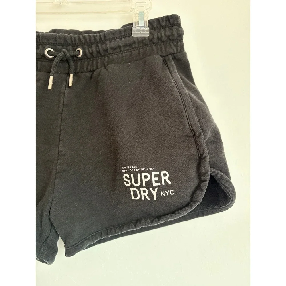 Superdry NYC Sweat Shorts Athleisure Lounge Preppy Streetwear Gym Running Sporty